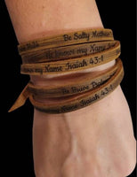 Leather wrap bracelets