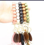 Wristlet keychains-solid color