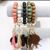 Wristlet keychains-solid color