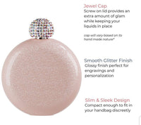 Rhinestones Glittered Flask