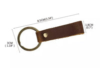 Genuine leather keychains