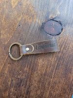 Genuine leather keychains