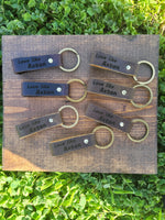 Genuine leather keychains