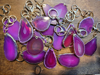 Agate Keychains