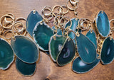 Agate Keychains