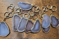 Agate Keychains