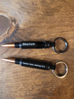 Bullet bottle opener keychain