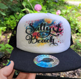 Sublimation hat flat bill snap back