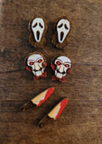 Halloween stud earrings