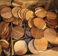 Acacia wood coasters