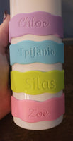 Silicone bottle wrap- sippy band