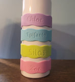 Silicone bottle wrap- sippy band