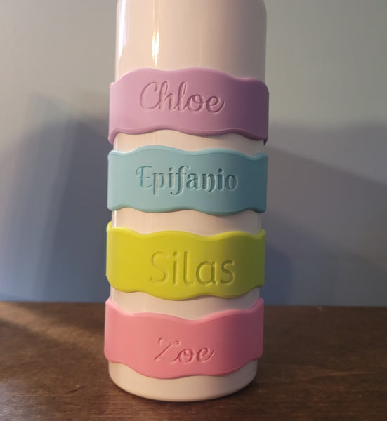 Silicone bottle wrap- sippy band