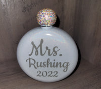 Rhinestones Glittered Flask