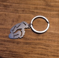 Baby Feet keychain