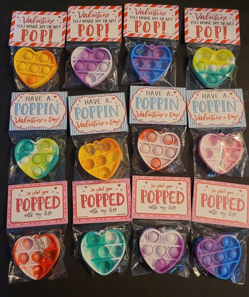 Valentine Pop It Fidget Favors