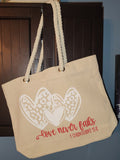 Canvas Beach Tote Bag