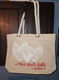 Canvas Beach Tote Bag