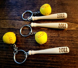 Baseball/Softball Bat keychains