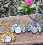 Sunflower Necklaces- Blanks and Ready to sell- See description!