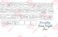 Naughty Date Night Jar SVG File