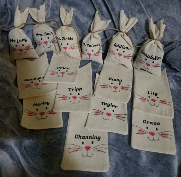 Burlap treat bags-lot of 12 bags/ or personalized individuals