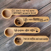 Coffee spoon clip